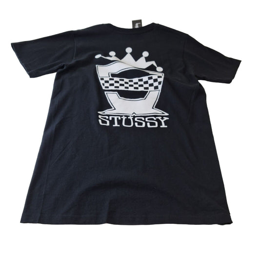 Stüssy Checkers Tee Black, Available In Multiple Sizes 